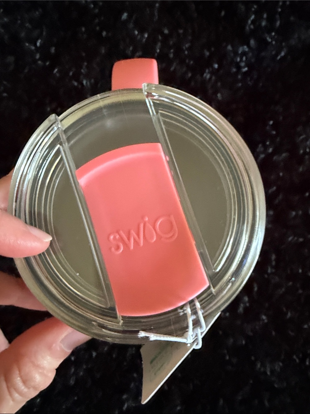 Swig Floral Insulated Travel Mug - Pink Handle - Picture 6 of 6